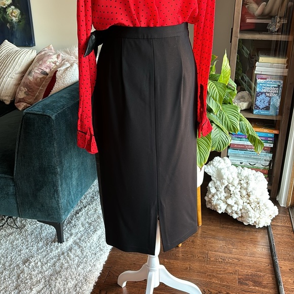DVF Black Midi Skirt - Picture 7 of 16